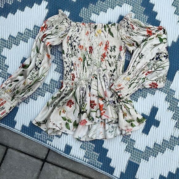 Alexis Elsa top in botanical cream - Picture 4 of 10